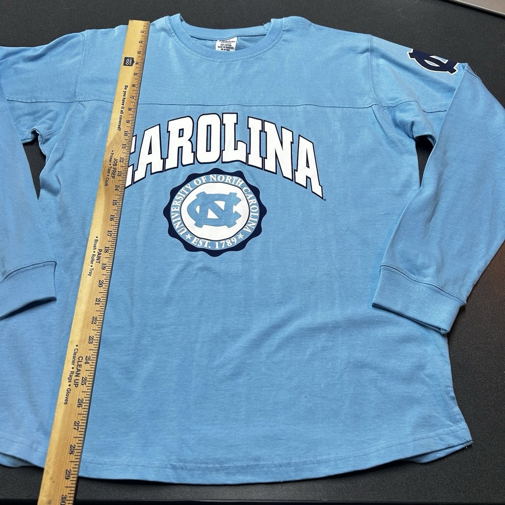 Pressbox University of North Carolina Long Sleeve T-shirt Tar Heels Size M - Picture 9 of 10